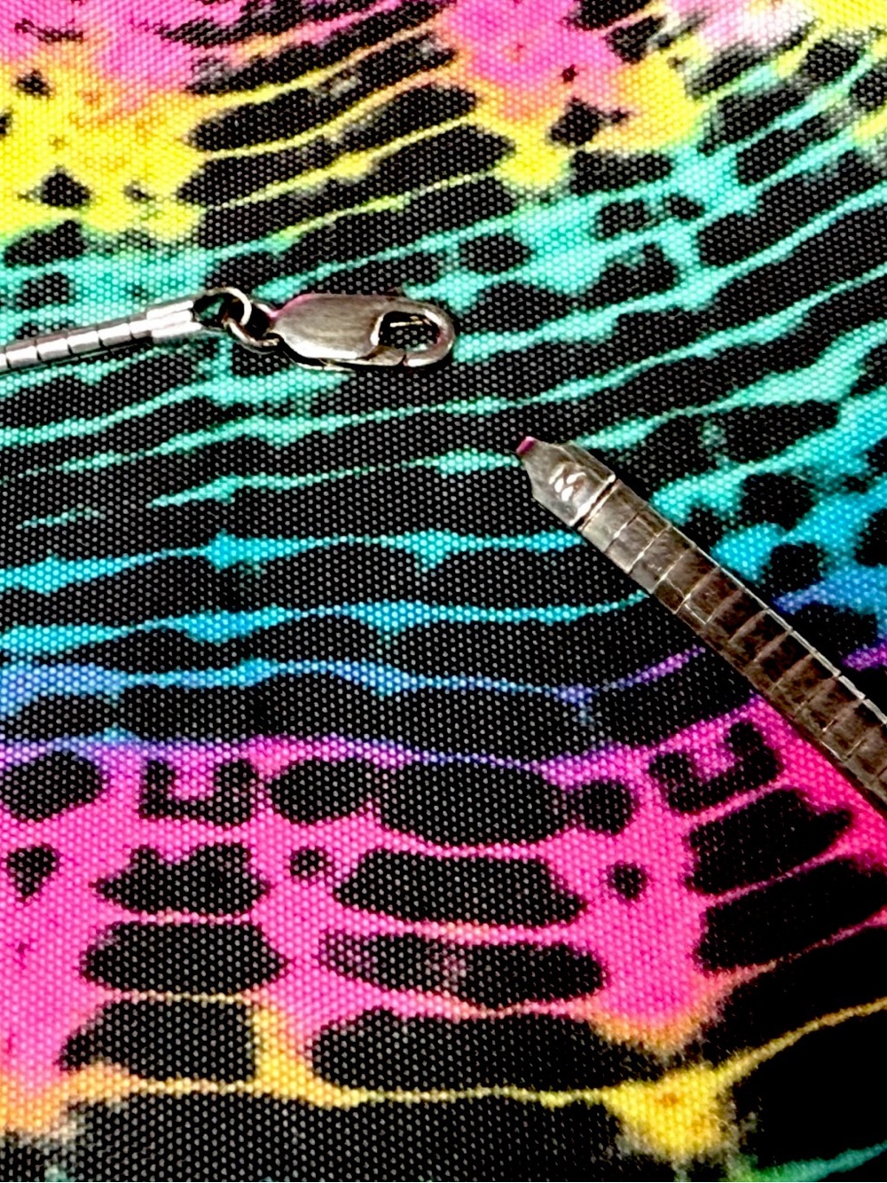 🔥Vintage Sterling Silver Omega Chain Lobster Clasp 18" Necklace - Picture 9 of 11